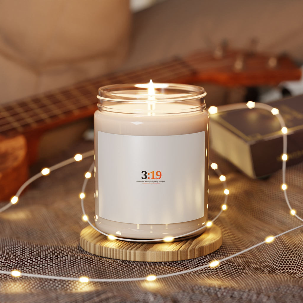 3:19 Soy Candle — 9oz Scented Jar Candle (Calming Citrus & Warm Amber)