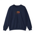 Crewneck Sweatshirt with 3:19 Minimal Script — Subtle Inspirational Graphic