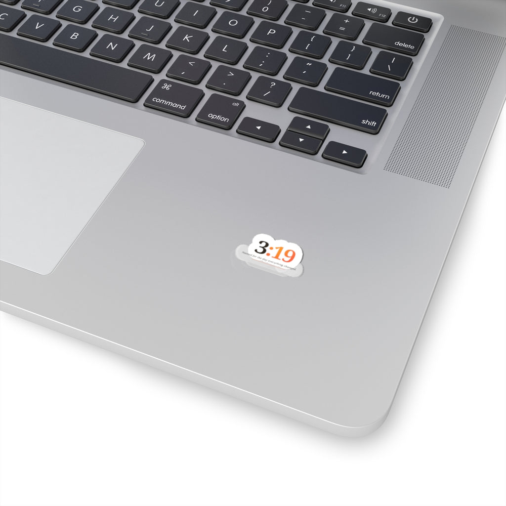 3:19 Scripture Sticker — Small Christian Faith Decal for Laptops, Water Bottles & Journals